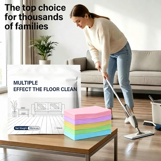 ✨ The Sheet That Replaces Your Mop Bucket — Multi-Surface Floor Cleaner (30 Pack)🧹
