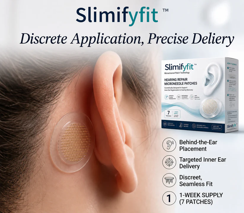Slimifyfit hearing support microneedle patches