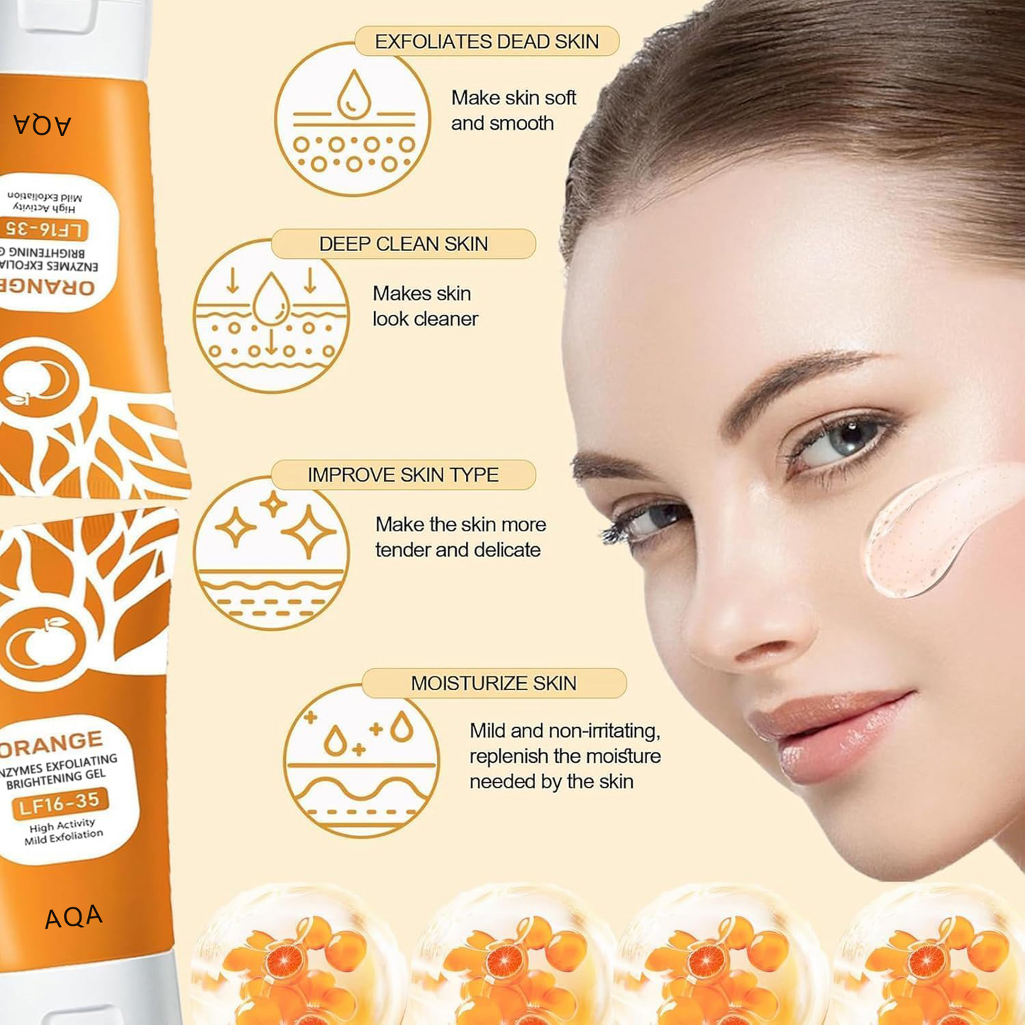 🍊 Wash Away Dull, Rough Skin — Buy 1 Get 1 FREE Today  Citrus enzymes. No scrubbing. Visible glow in days.