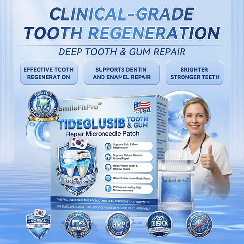 SmileFitPro® 🦷 Tideglusib Fast‑Dissolving Tooth & Gum Repair Oral Strips ✨